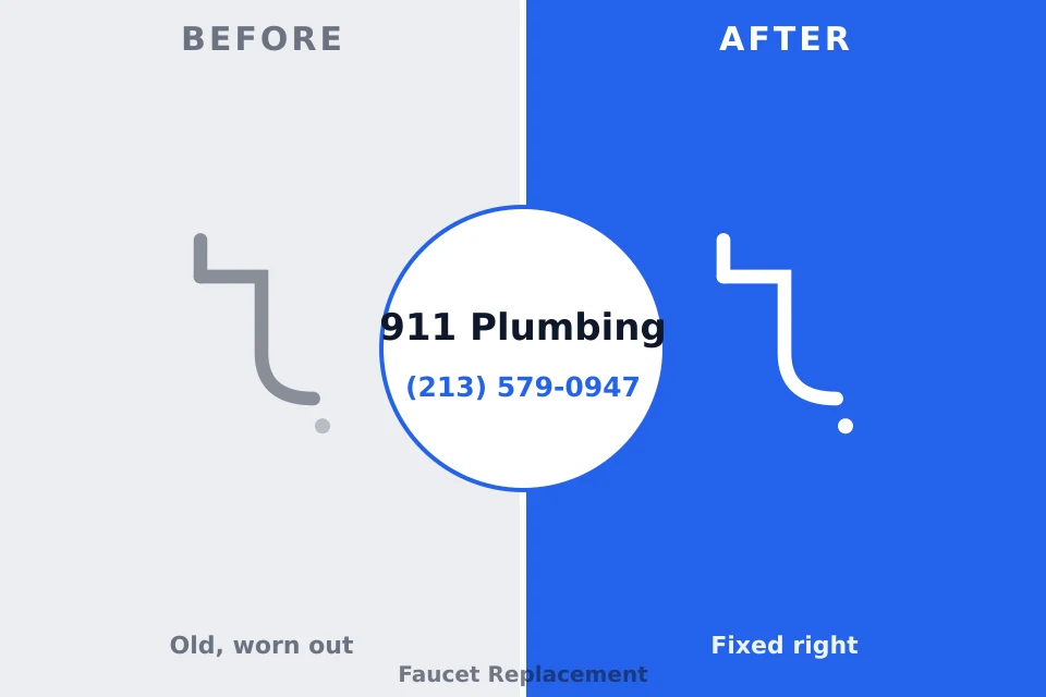 Before and after: plumbing repair Scenic, AZ